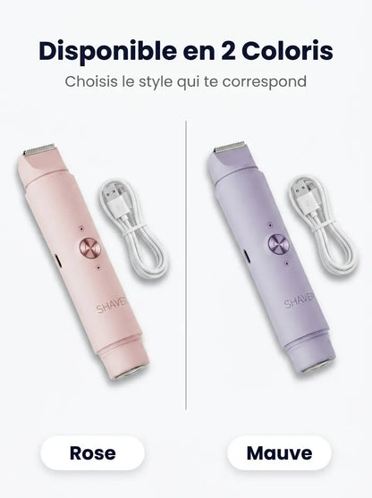 Rasoir Électrique 2-en-1 Épilation & Tondeuse Maillot
